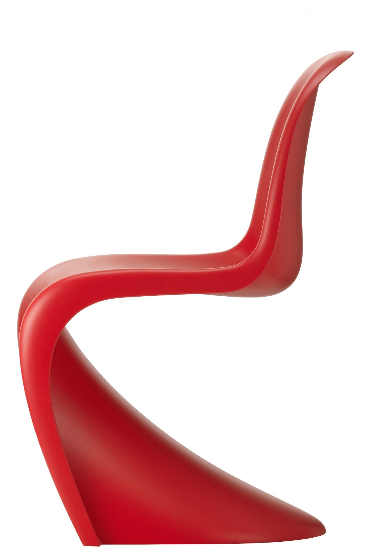 Panton Chair Kunststoff Stuhl Vitra Classic rot NEUE HÖHE